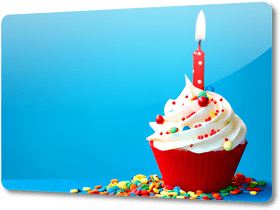Colorful Birthday Cupcake Delight PNG