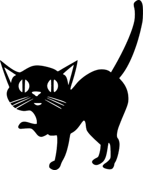 Playful Cat with Curious Eyes PNG