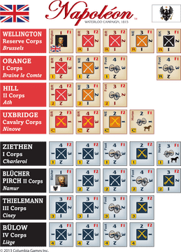 Strategic Moves of the Army at Waterloo PNG