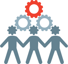 Teamwork United for Success Through Collaboration PNG