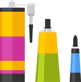 Vibrant Glue Collection for Creative Projects PNG