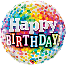 Colorful Birthday Celebration Balloon Design PNG