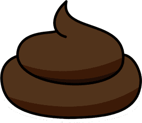 Playful Poop Pile of Fun PNG