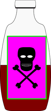 Vial of Lethal Poison Handle with Care PNG