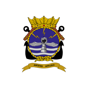 Navy Emblem of Strength and Honor PNG