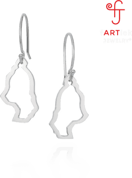 Artistic Silhouettes Unique Jewelry Designs PNG