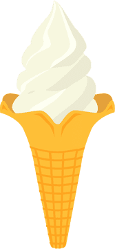 Delicious Ice Cream Dream in a Cone PNG