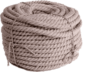 Natural Fibers Climbing Rope for Adventurous Climbers PNG