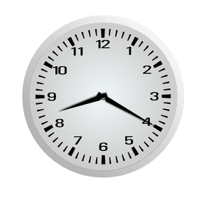 Classic Wall Clock Design PNG