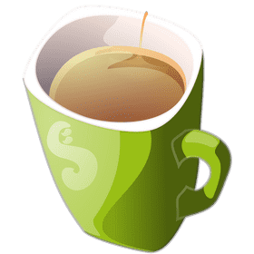 Refreshing Green Tea Cup Delight PNG