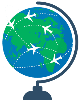 Global Flight Paths The Airplane Connection PNG