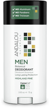 Highland Pine Botanical Deodorant for Men PNG