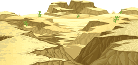 Majestic Landscapes of the Desert PNG