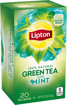 Refreshing Mint Green Tea Cup Delight PNG