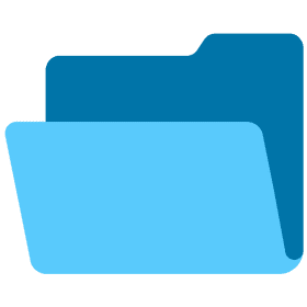 Colorful Document Management Folder Design PNG