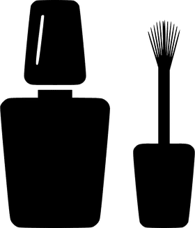 Elegant Nail Polish Display Set PNG