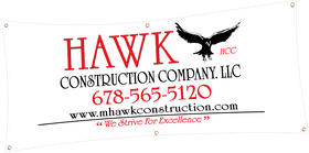 Hawk Construction Company Banner of Excellence PNG