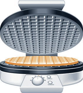 Waffle Maker Delight A Breakfast Essential PNG