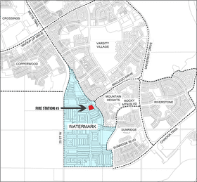 Antique Map of Historic Watermark Region PNG