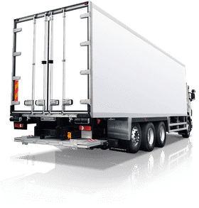 Enhanced Delivery Truck with Spacious Cargo Area PNG