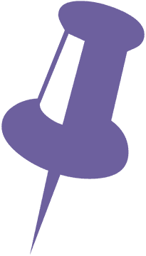 Creative Vibes with a Purple Pin PNG