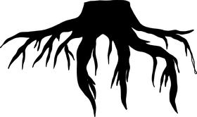 Organic Ginger Root with Majestic Twisting Roots PNG