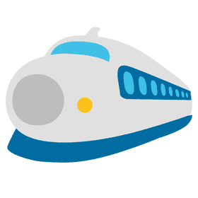 Sleek Modern Train Design PNG