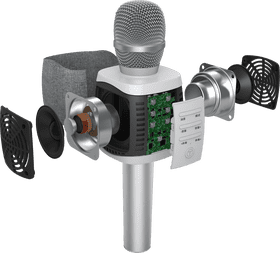 Bathroom Karaoke Microphone System Design PNG