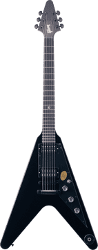 Sleek Electric Guitar with a Bold Design PNG