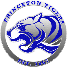 Princeton Tigers School Spirit Logo PNG