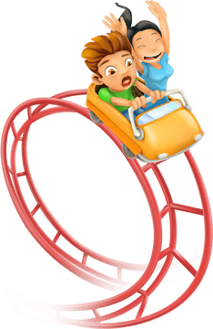 Exciting Paint Roller Adventure Ride PNG