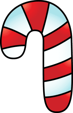 Colorful Walking Cane Inspired by Nature PNG