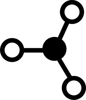 Simple Molecule Structure Representation PNG