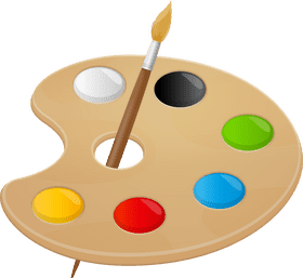 Artistic Vibes Colorful Palette of Creativity PNG