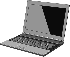 Stylish Modern Laptop for Everyday Use PNG