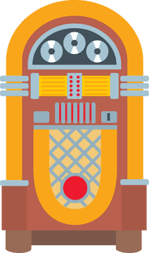 Classic Jukebox Melodies and Nostalgic Tunes PNG