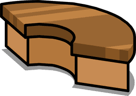 Stylish Modern Office Desk Design PNG