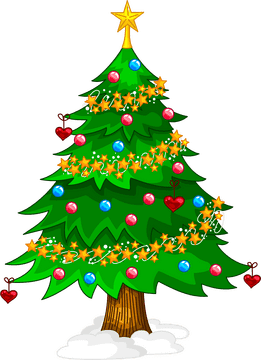 Sparkling Holiday Celebration Tree PNG