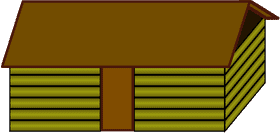 Rustic Log House Retreat PNG