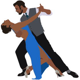 Elegant Tango Dance of Passion and Grace PNG
