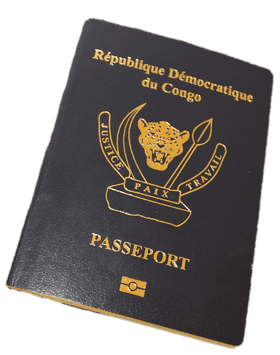 Democratic Republic of Congo Passport Design PNG