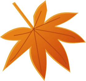 Autumn Blaze Leaf Delight PNG