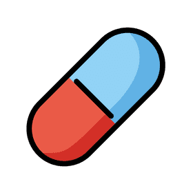 Colorful Capsule Pill Design PNG