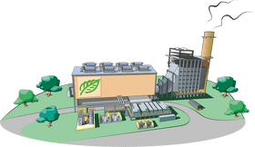 Eco-Friendly Production Factory PNG