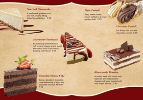 Delicious Decadence Restaurant Menu Delights PNG