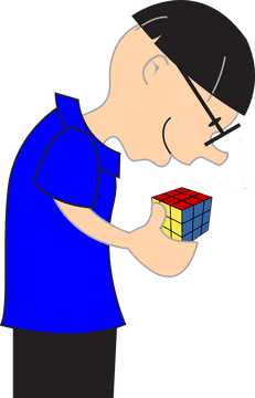 Creative Ice Cube Puzzle Enthusiast PNG