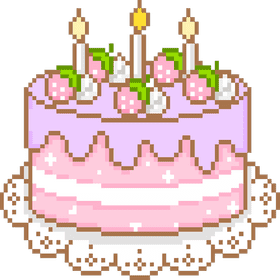 Magical Birthday Cake Delight PNG