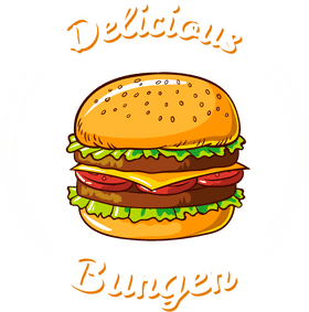 Delicious Gourmet Burger Delight PNG