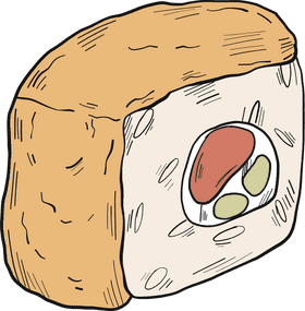 Sushi Delight A Flavorful Roll Experience PNG