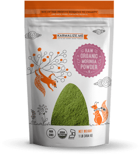 Organic Moringa Face Powder for Radiant Skin PNG